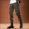 Pantalon militaire vert kaki homme