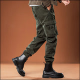 Pantalon militaire vert kaki homme