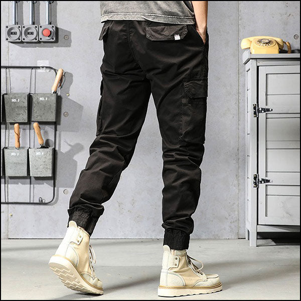 Pantalon poche cargo noir