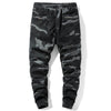 Pantalon style treillis camouflage gris homme