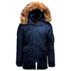 Parka militaire bleu marine
