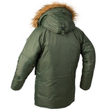Parka militaire homme grand froid