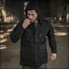 Parka militaire noir homme