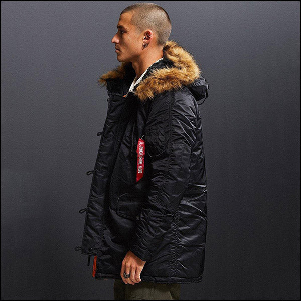 Parka militaire noire