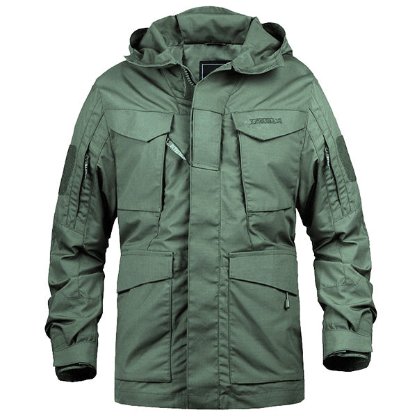 Parka vert militaire homme