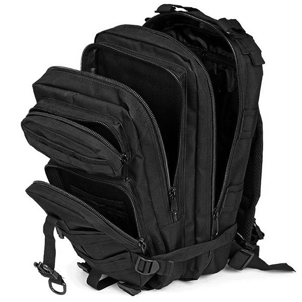 Sac à dos militaire noir 20l