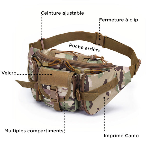 Sacoche banane tactique