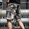 Short imprimé camouflage homme