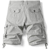 Short militaire gris homme