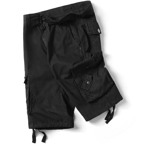 Short militaire noir