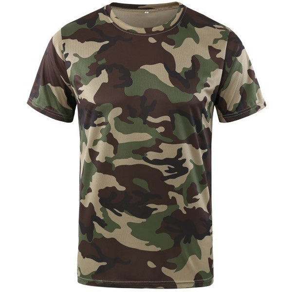 T-shirt camouflage militaire