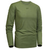 T-shirt militaire manche longue vert homme