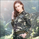 Veste camouflage militaire femme