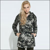 Veste longue militaire femme